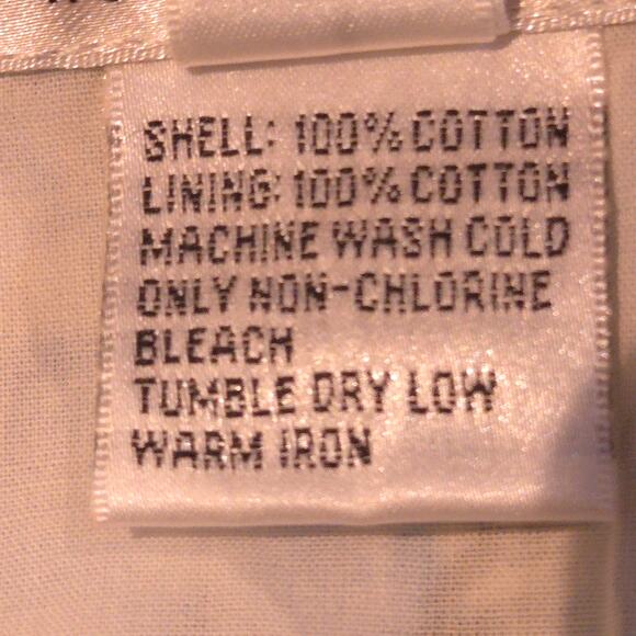 Talbots NWT 100% Cotton Gored Flare Side Tie Mandala Midi Skirt, Size 24W - Picture 9 of 9